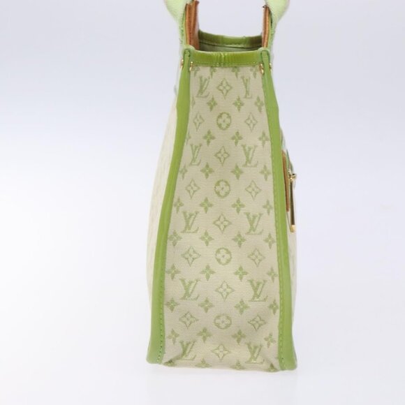 LOUIS VUITTON Monogram Mini Sac Catline Bag Almond Green M92931 LV Auth 132609 - Picture 5 of 16